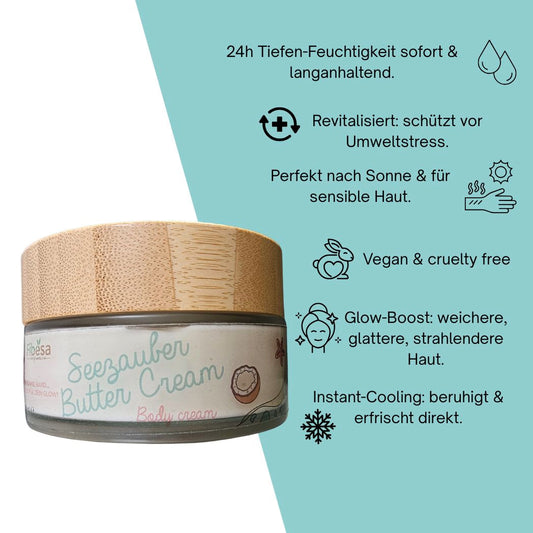 Seezauber Butter Cream - Meer, Sonne, Sand… und Algen für dein Glow! (90 ml)